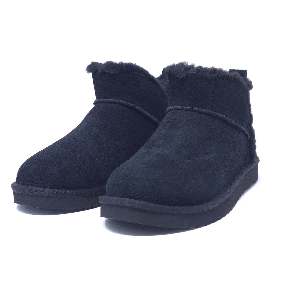Koolaburra By UGG Koola Ultra Mini Boots, Black Suede,Size 8